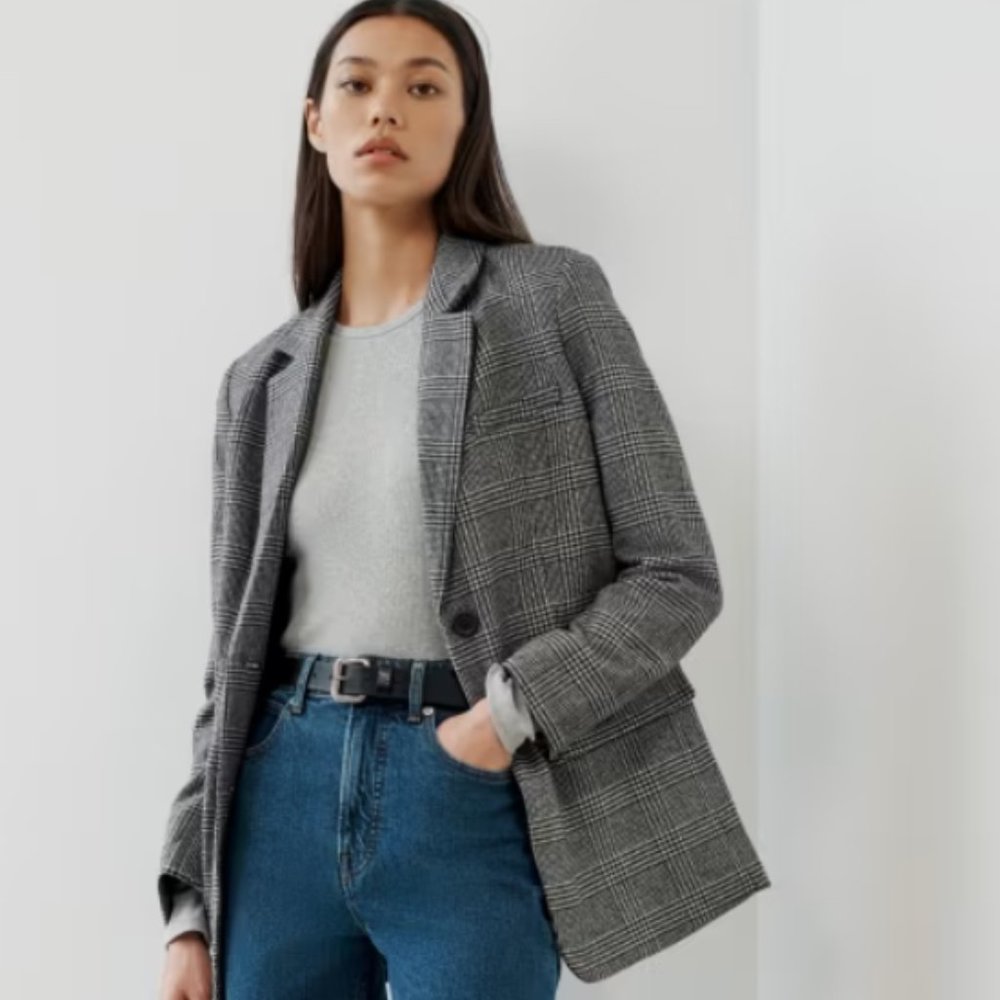 Everlane Italian Wool Oversized Blazer